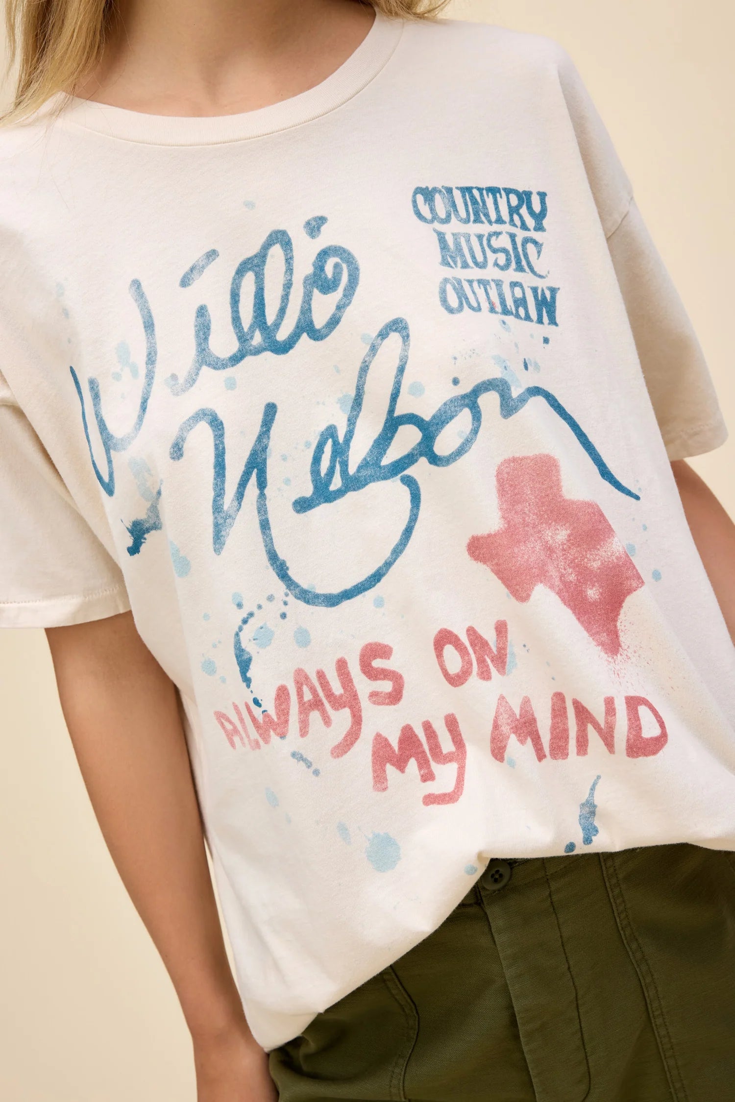 willie nelson always on my mind merch tee