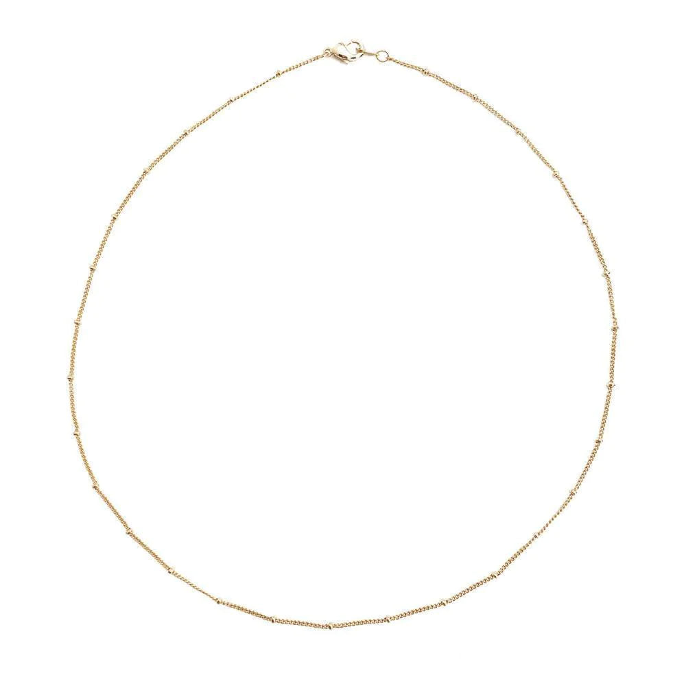 satellite beaded necklace