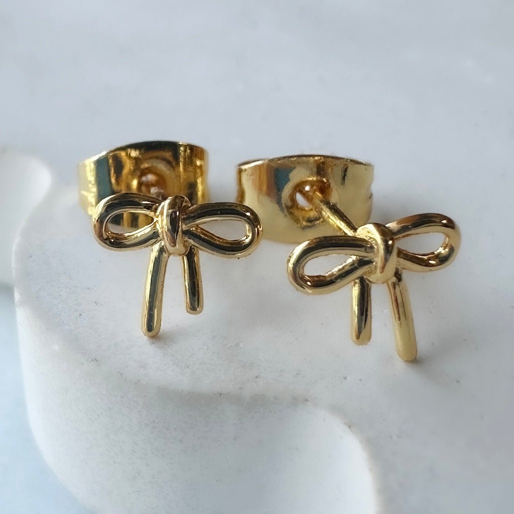 bitty bow studs