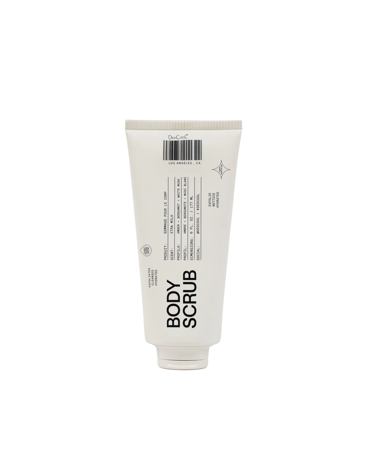 dedcool xtra milk body scrub