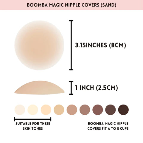 bomba magic nipple covers