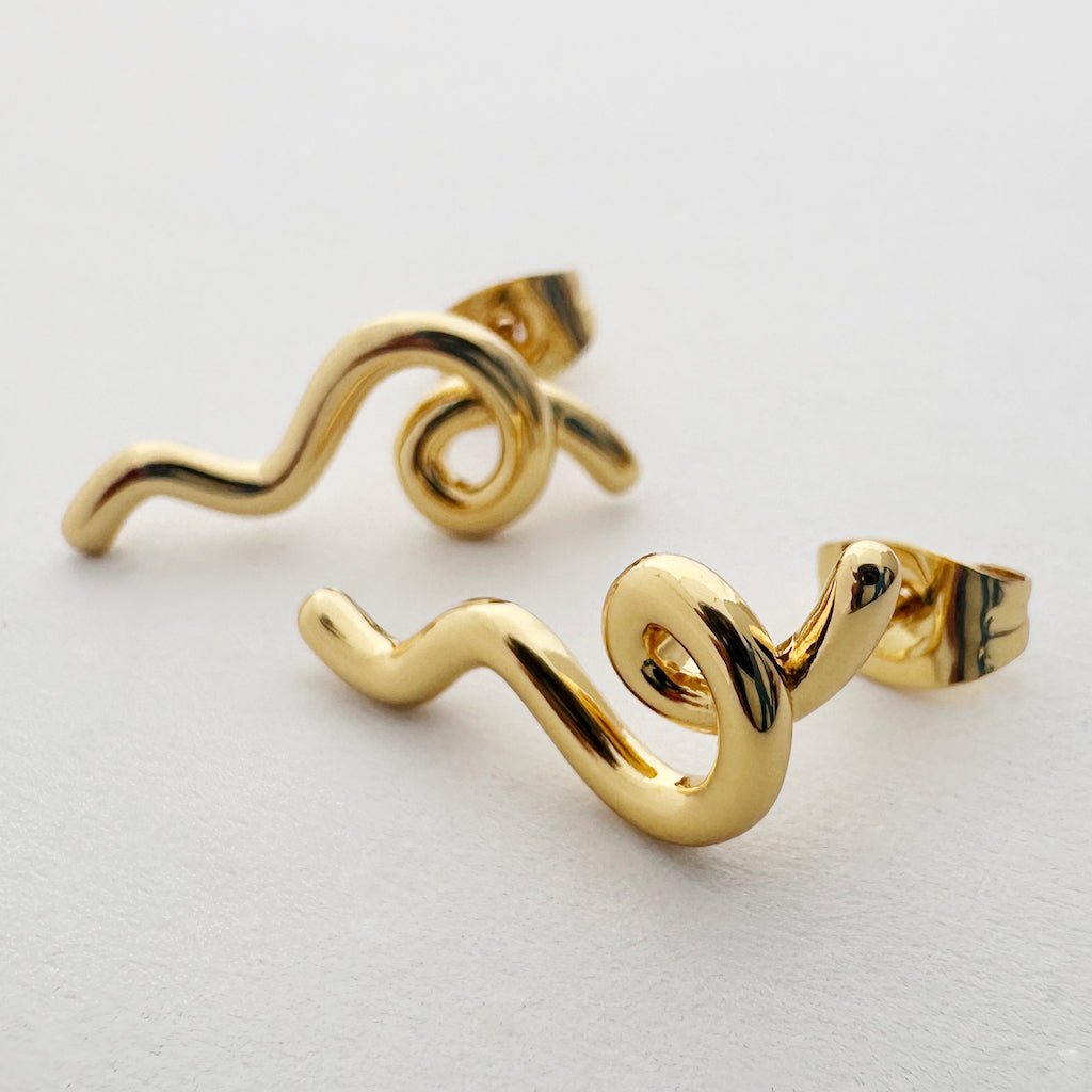 squiggle earrings