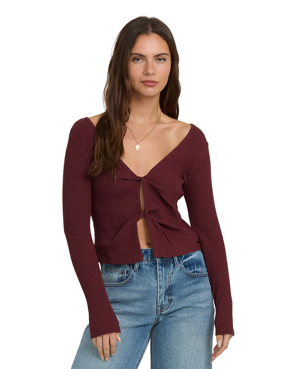 fever twist knit top