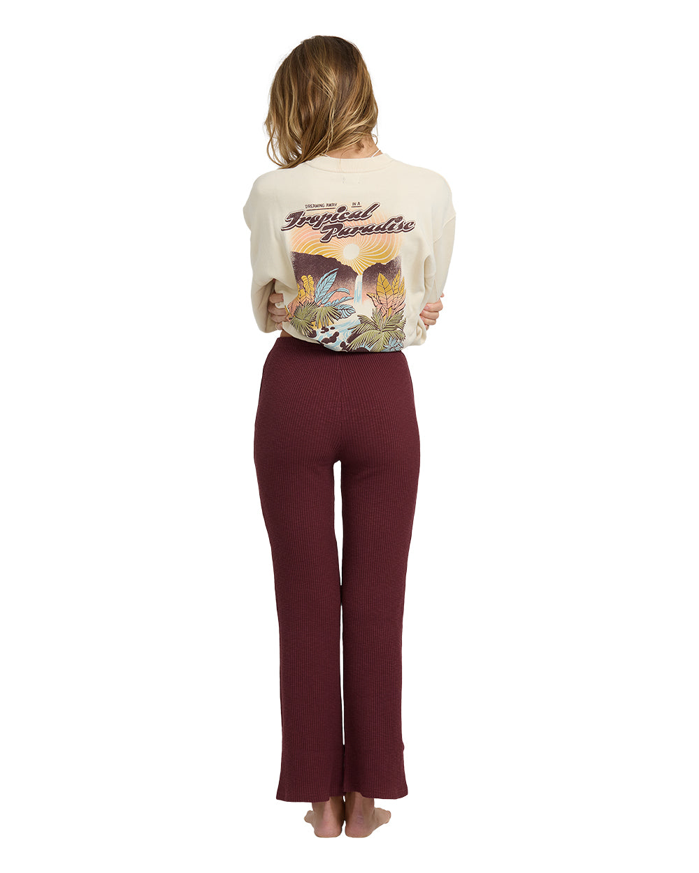 fever twist knit pants