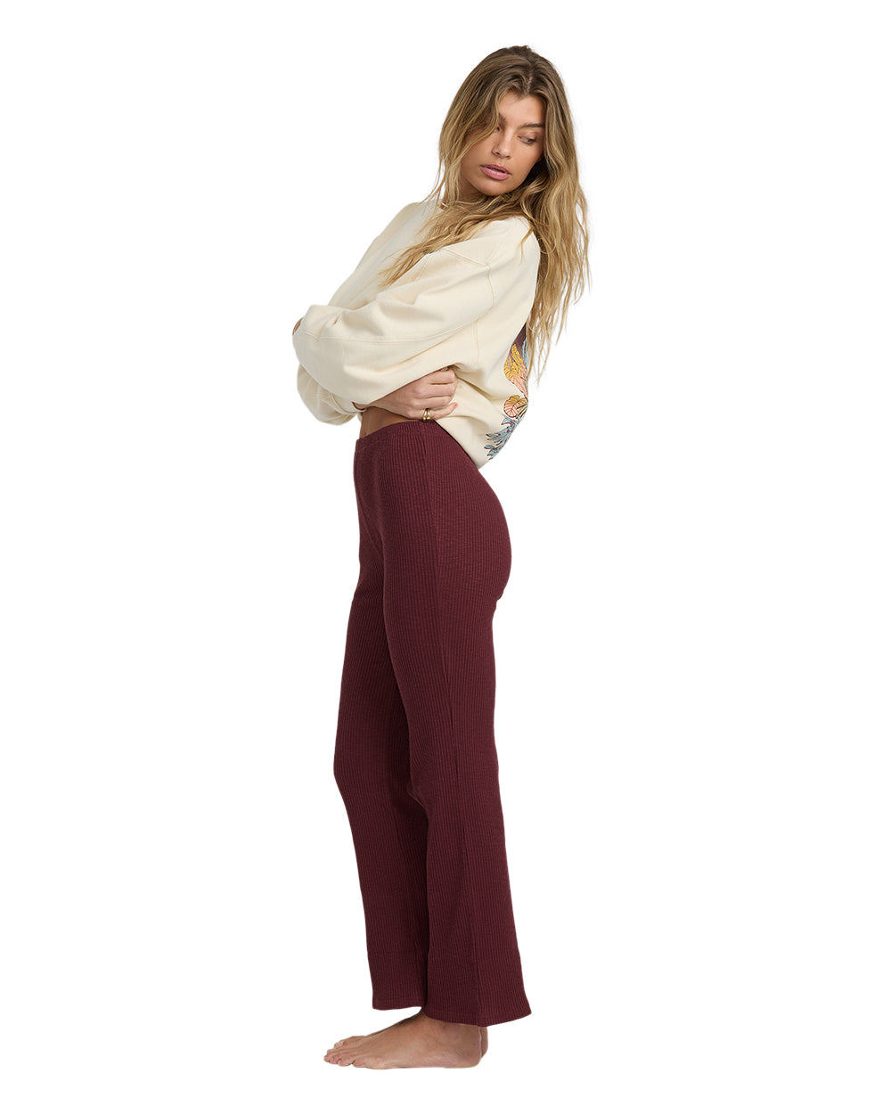 fever twist knit pants