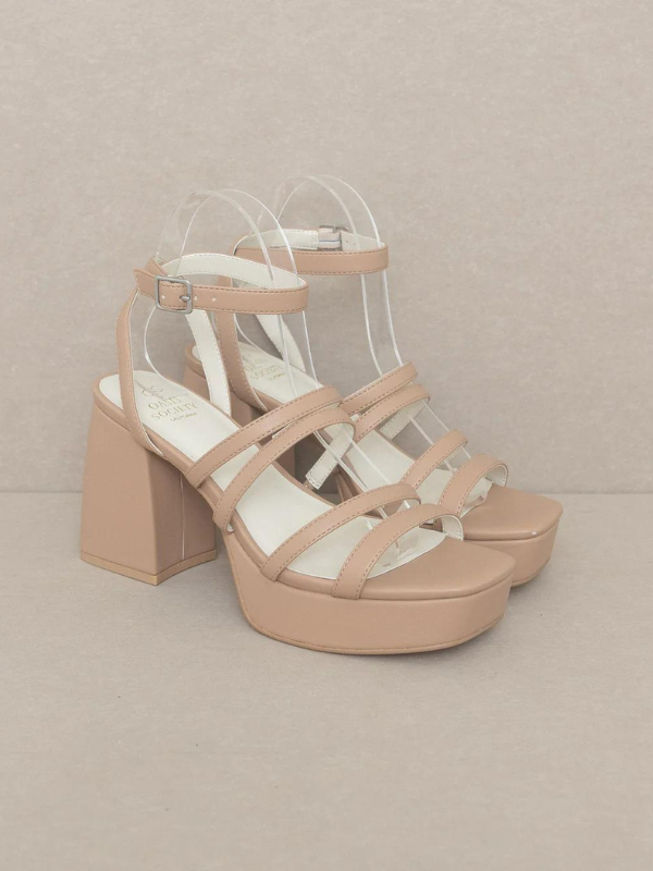 the talia strappy platform heel – Kindred People